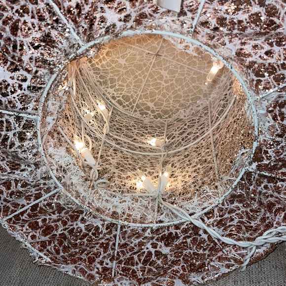NEW 1 PIECE White Light Up with Christmas Holiday Lit Top...